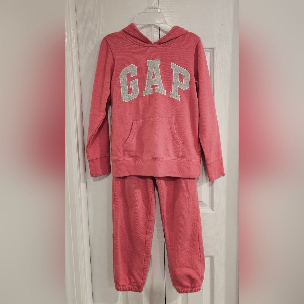 GAP Kids Pink Sweat Set (Size M)